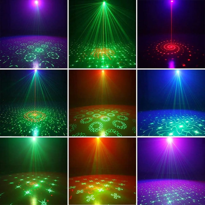 Rgb Uv Led Party Dj Disco 60 Patterns Laser Light Projector