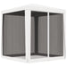 Party Tent with 4 Mesh Sidewalls 2x2 m White Anpxb