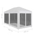 Party Tent with 6 Mesh Sidewalls 6x3 m Apoob