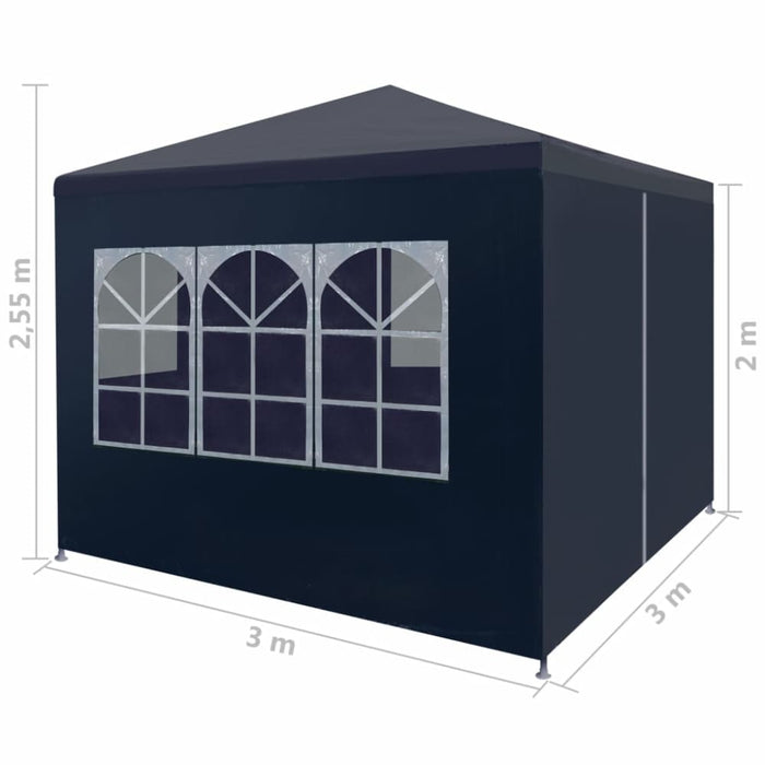 Party Tent 3x3 m Blue Apbki