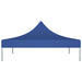 Party Tent Roof 2x2 m Blue 270 G/m² Toptti