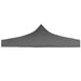 Party Tent Roof 3x3 m Anthracite Aaknp