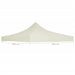 Party Tent Roof 3x3 m Cream Aaknt