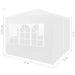Party Tent 3x3 m White Apbkl