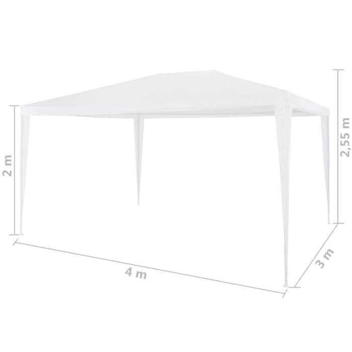 Partytent 3x4 m White Apbin