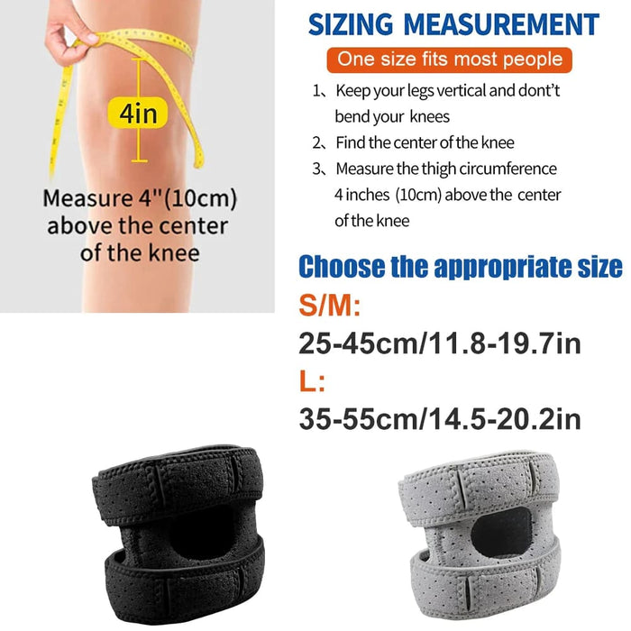 1pc Patella Knee Strap with Gel Pad for Pain Arthritis