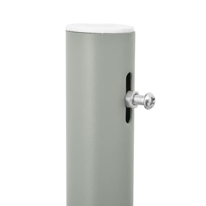 Patio Retractable Side Awning 100x500 Cm Black Antnx