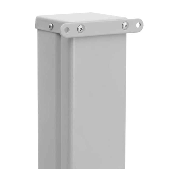 Patio Retractable Side Awning 140x600 Cm Grey Tottit