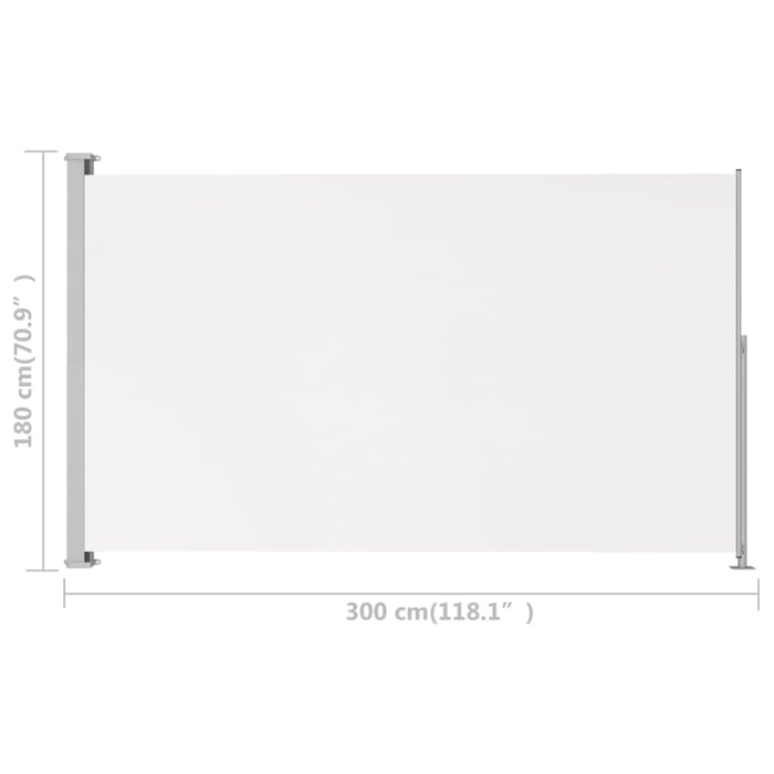 Nz Local Stock-patio Retractable Side Awning 180x300cm