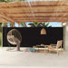Patio Retractable Side Awning 180x600 Cm Black Toikla