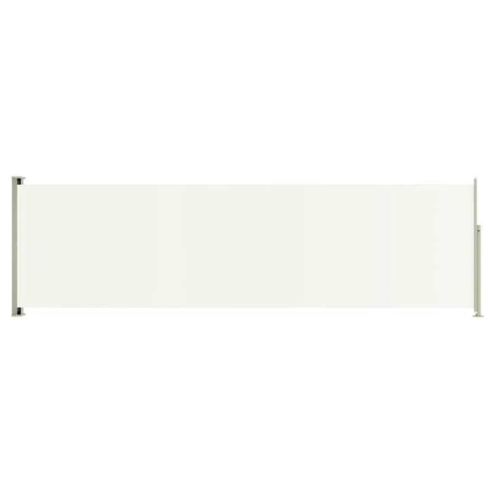 Patio Retractable Side Awning 180x600 Cm Cream Toiklp