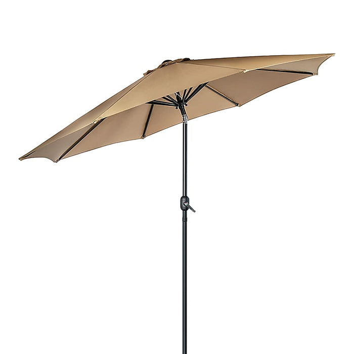 9ft Patio Umbrella Outdoor Garden Table with 8 Sturdy Ribs