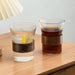 Patterned Glass Cup for Coffee and Tea Set