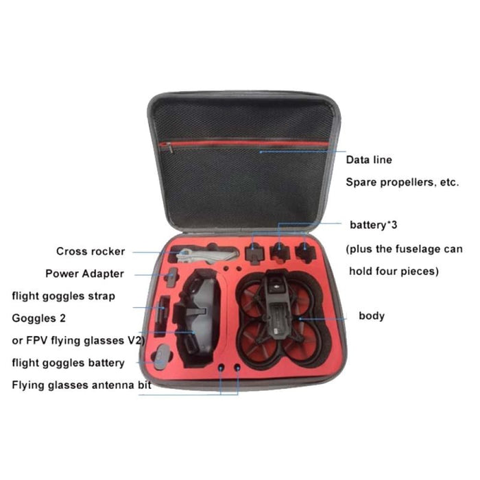 Pc Hard Shell Waterproof Carrying Case for Dji Avata Drone