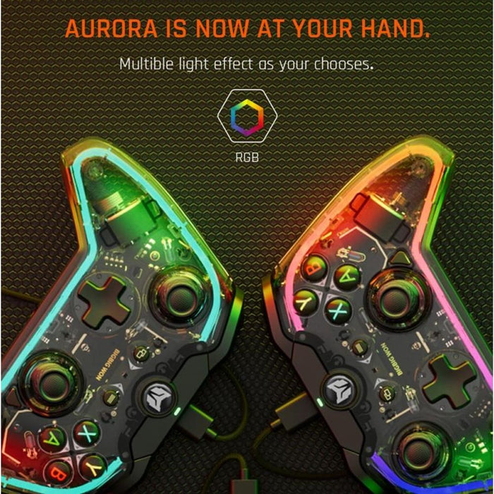 Pc/switch Rgb Gamepad Controller Wired