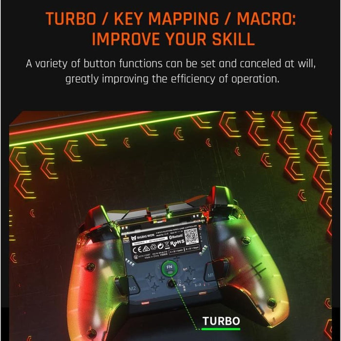 Pc/switch Rgb Gamepad Controller Wired