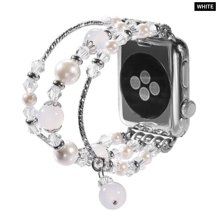 Pearl Elastic Bracelet Strap For Apple Watch