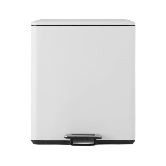 Pedal Bins Rubbish Bin Dual Compartment Waste Recycle