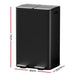 Pedal Bins Rubbish Bin Dual Compartment Waste Recycle