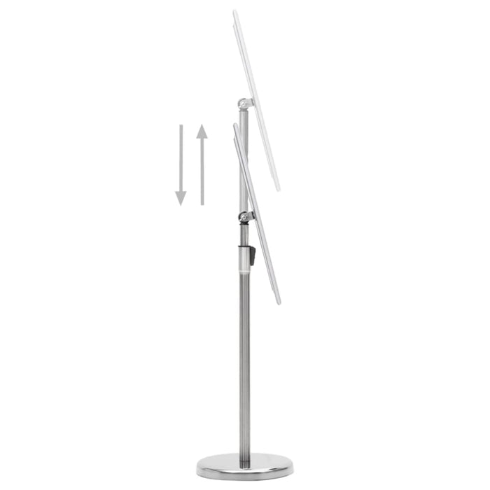 A4 Pedestal Poster Stand Silver Aluminium Alloy Poxbk