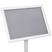 A4 Pedestal Poster Stand Silver Aluminium Alloy Poxbk