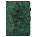 Peony Butterfly Embossed Leather Smart Tablet Case For Ipad
