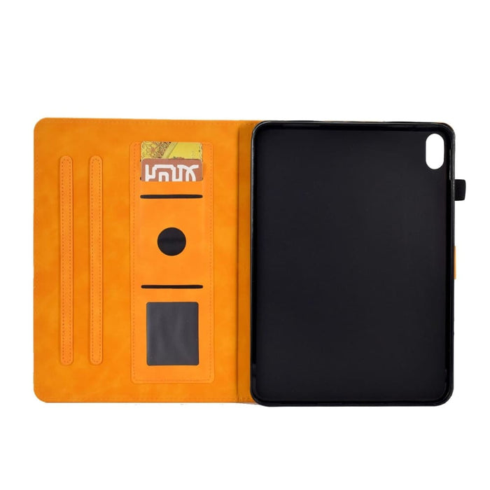 Peony Butterfly Embossed Leather Smart Tablet Case For Ipad