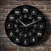 Periodic Table of the Elements Chemical Symbols Wall Clock