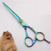Personal 6 Inch Pet Grooming Scissors Straight Teddy Dog