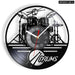 Personalized Drum Wall Clock For Music Lovers