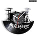 Personalized Drum Wall Clock for Music Lovers