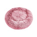 Pet Bed Memory Foam Dog Donut Pink X-large