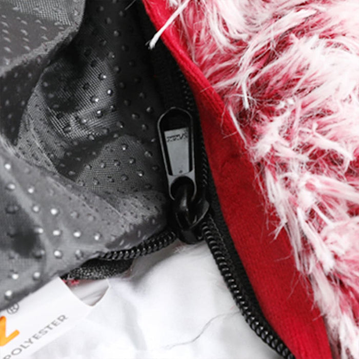 Pet Bed Memory Foam Dog Donut Pink X-large