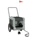 Pet Bike Trailer Grey and Black Oxford Fabric Iron Ktkti