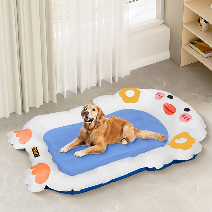 Pet Cooling Mat Dog Cat Human Size Blue