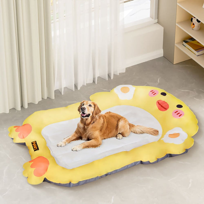 Pet Cooling Mat Dog Cat Human Size Yellow