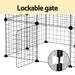 Pet Dog Playpen Enclosure Cage 20 Panel Puppy Fence Play