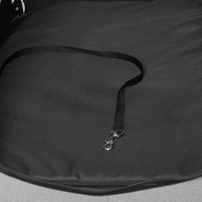 Pet Dog Stroller Pram Carrier Cat Travel Foldable 4 Wheels