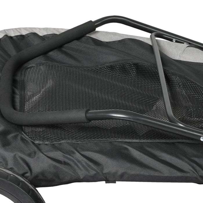 Pet Dog Stroller Pram Carrier Cat Travel Foldable 4 Wheels