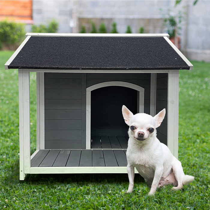 Dog Kennel Kennels House Outdoor Pet Wooden Large Cage Cabin Box Awning