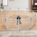 Pet Playpen Transparent Acrylic Clear Folding Dog Fence