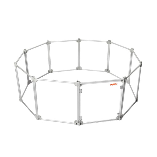 Pet Playpen Transparent Acrylic Clear Folding Dog Fence