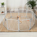 Pet Playpen Transparent Acrylic Clear Folding Dog Fence