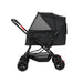 Goslash Picks Pet Stroller Dog Cat Carrier Foldable Black