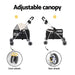 Pet Stroller Pram Dog Cat Carrier Cage Large Travel
