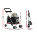 Pet Stroller Pram Dog Cat Carrier Cage Large Travel