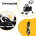 Pet Stroller Pram Dog Cat Carrier Cage Large Travel
