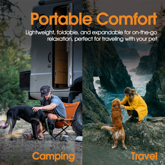 Memory Foam Dog Bed Pet Sofa Calming Bed Washable Removable Grey X Large