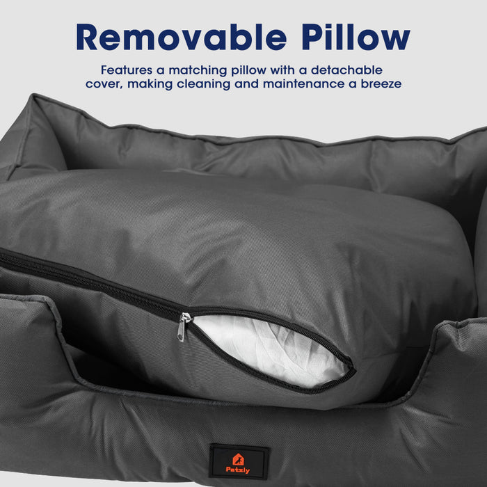 Waterproof Pet Dog Bed Pet Sofa Orthopaedic Removable Black Xxx Large