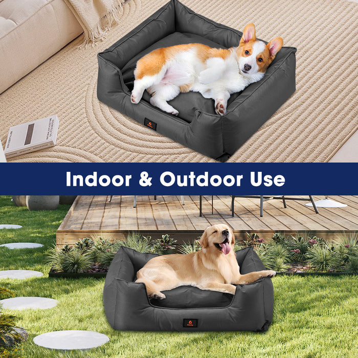 Waterproof Pet Dog Bed Pet Sofa Orthopaedic Removable Black Xxx Large